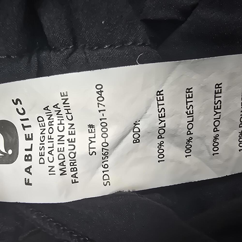 Fabletics Black Off-Shoulder Romper - image 6